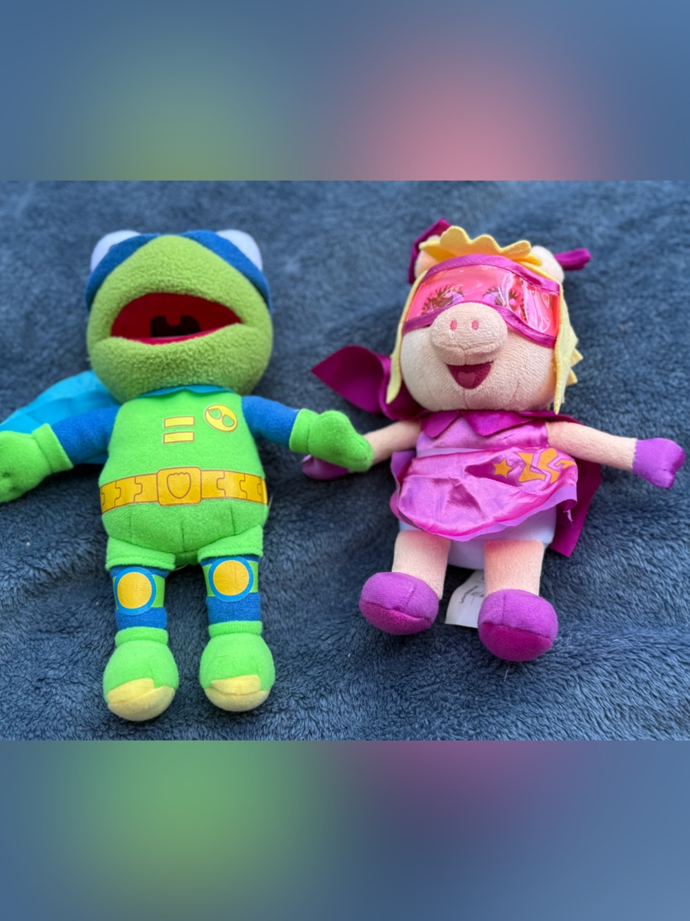 Muppet Babies Kermit & Miss Piggy Stuffed Toy